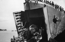 Landing Ship Tank at Guadalcanal,1943
